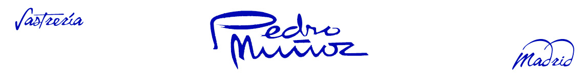 logotipo Sastrería Pedro Muñoz